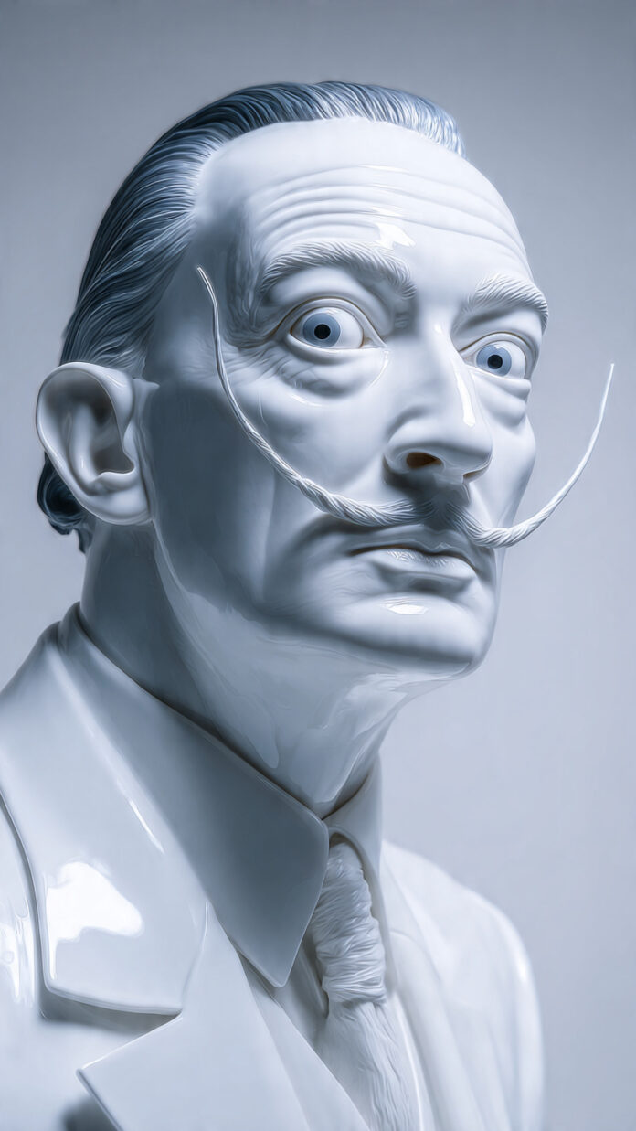 Ceramic Dalí mannequin - Free generative AI Prompt Collection – Photography, Drawings & 3D Prompts