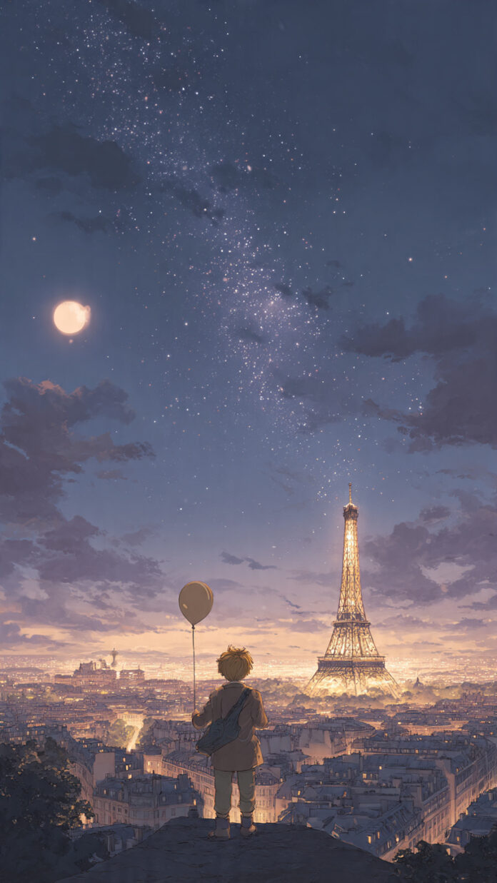 Dreamy view of Paris - Free generative AI Prompt Collection – Photography, Drawings & 3D Prompts