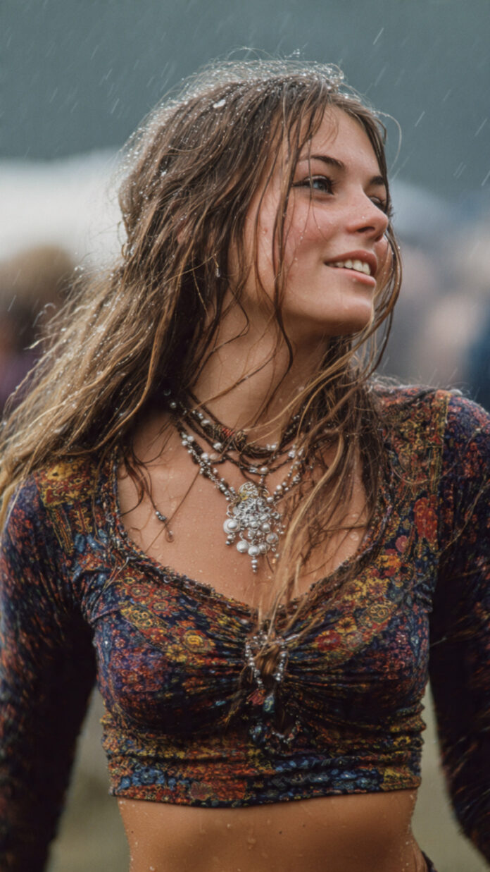 Hippie woman at Woodstock - Free generative AI Prompt Collection – Photography, Drawings & 3D Prompts
