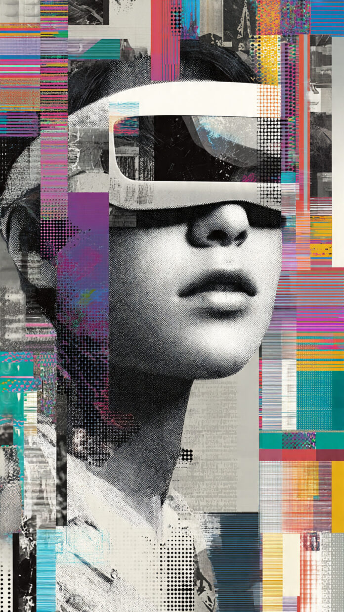 Screen portrait collage - Free generative AI Prompt Collection – Photography, Drawings & 3D Prompts